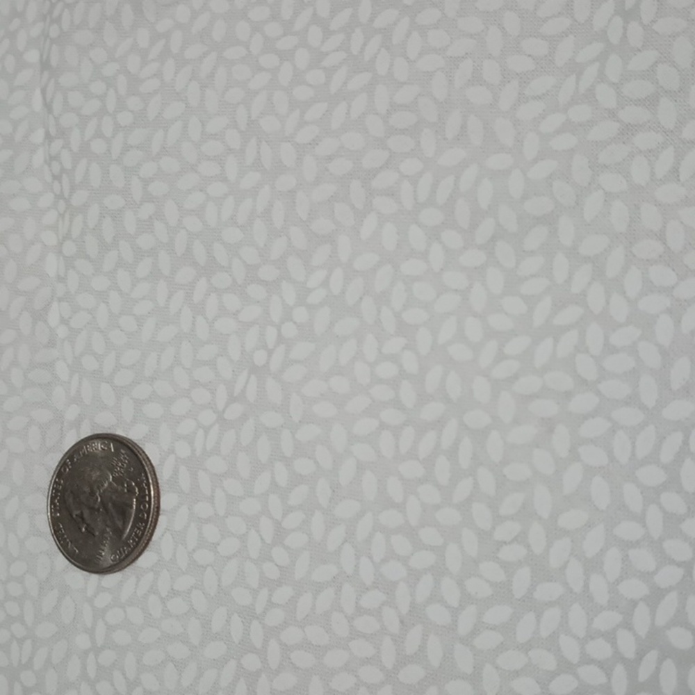 3/$15 .4yd+ White-on-White Grains 39130-100 Wilmington Essentials Basics Fabric